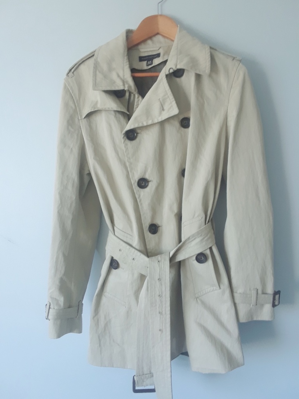 Banana Republic Classic Khaki Belted Trench Coat M